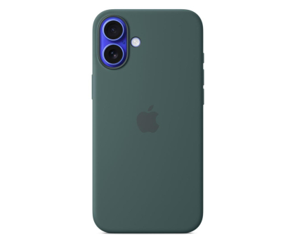Etui do telefonów APPLE Silikonowe etui MagSafe do iPhone 16 Plus górskie jezioro
